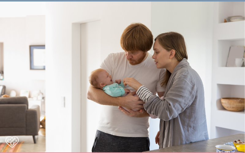 online therapy with baby home